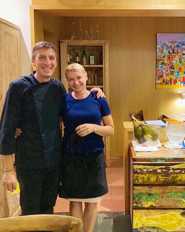 Gabriele e Julia, marito e moglie del Ristorante Per 21
